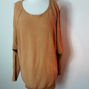 Jennifer Lopez Cold Shoulder Sweater